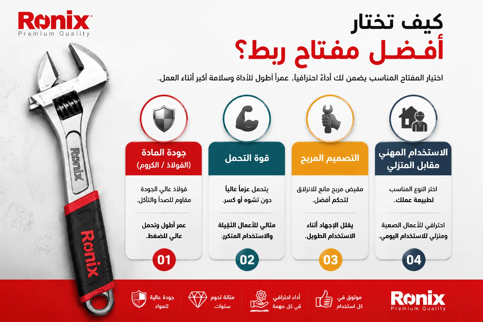 اختار أفضل مفتاح ربط