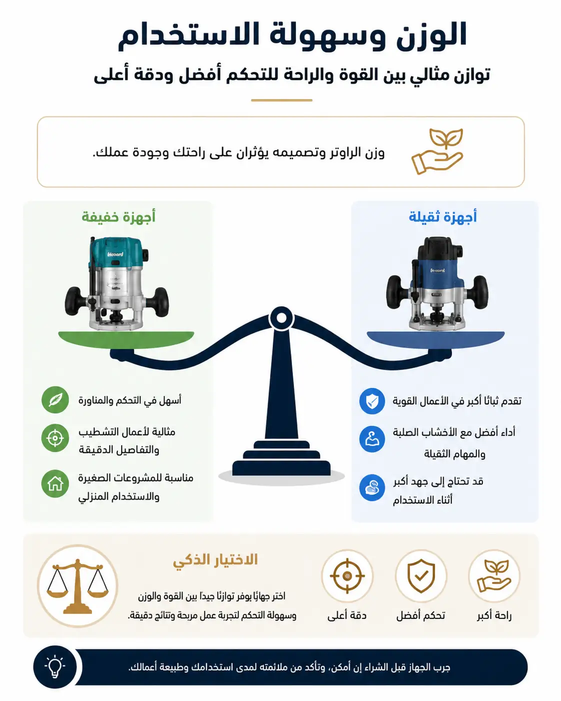 افضل راوتر الخشب