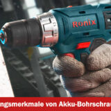 Ausstattungsmerkmale von Akku-Bohrschraubern