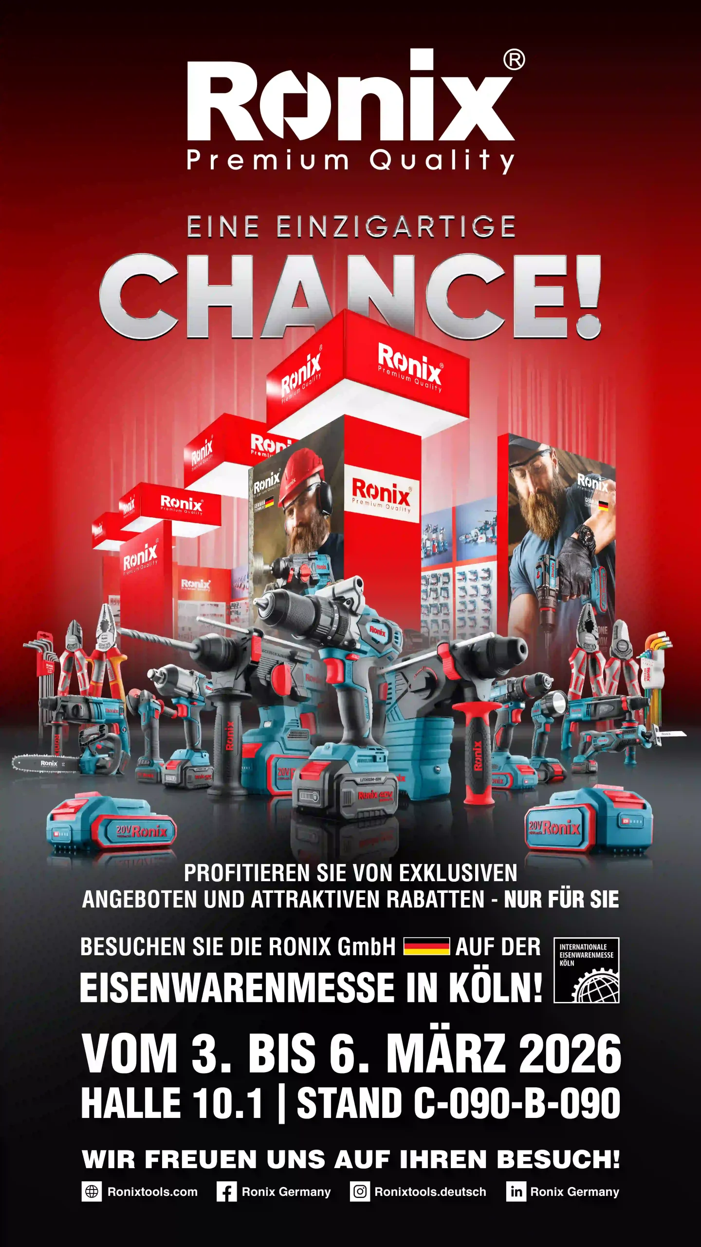 Ronix auf der Eisenwarenmesse