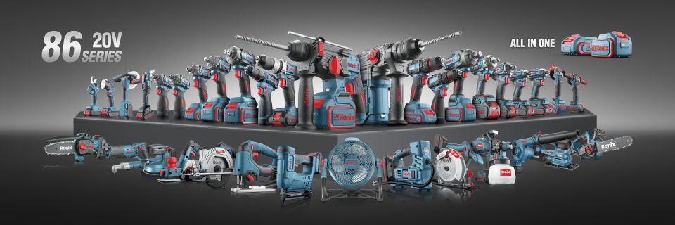 Bild der Vielfalt der Ronix All
in One 86er Serie