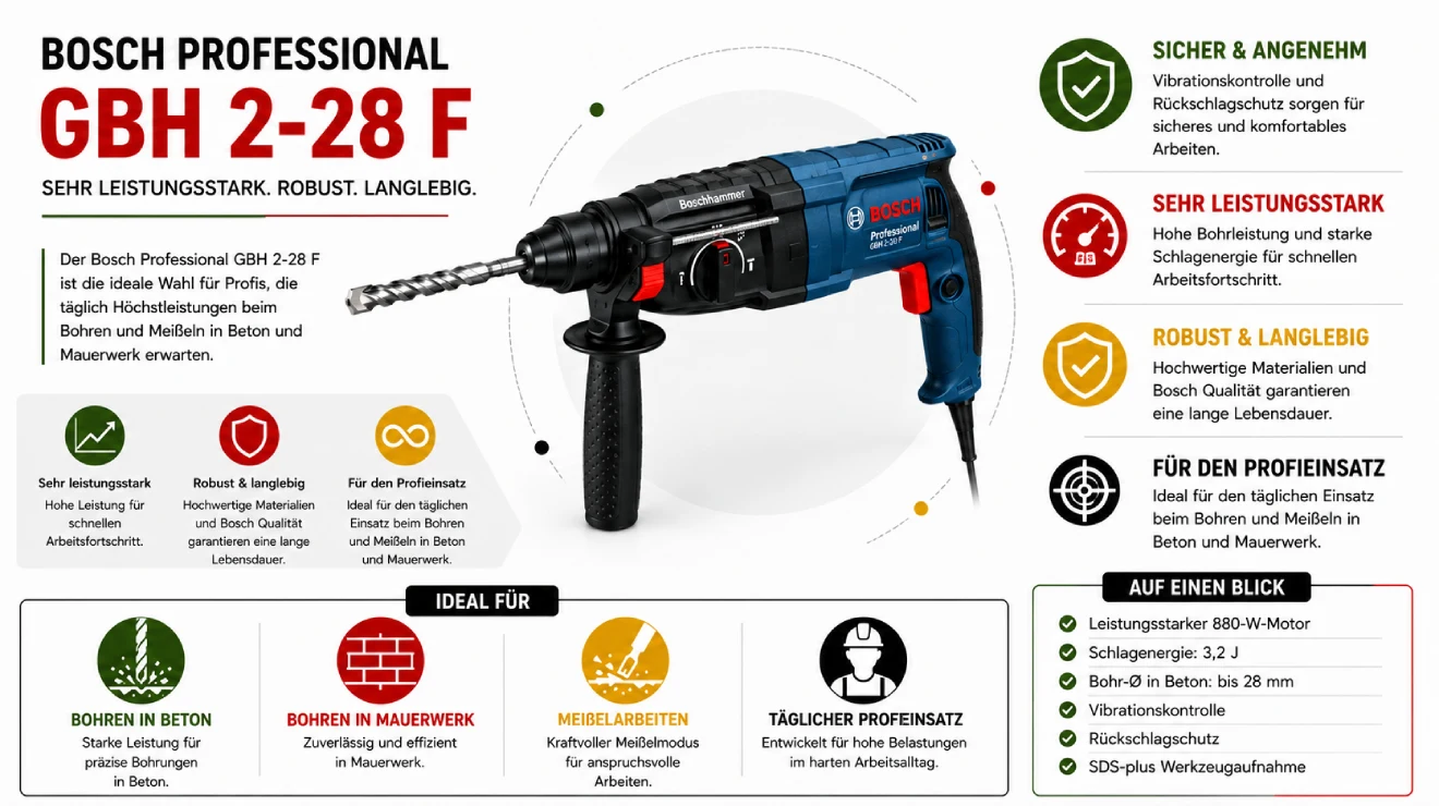 Der Beste Bohrhammer - Bosch Professional 