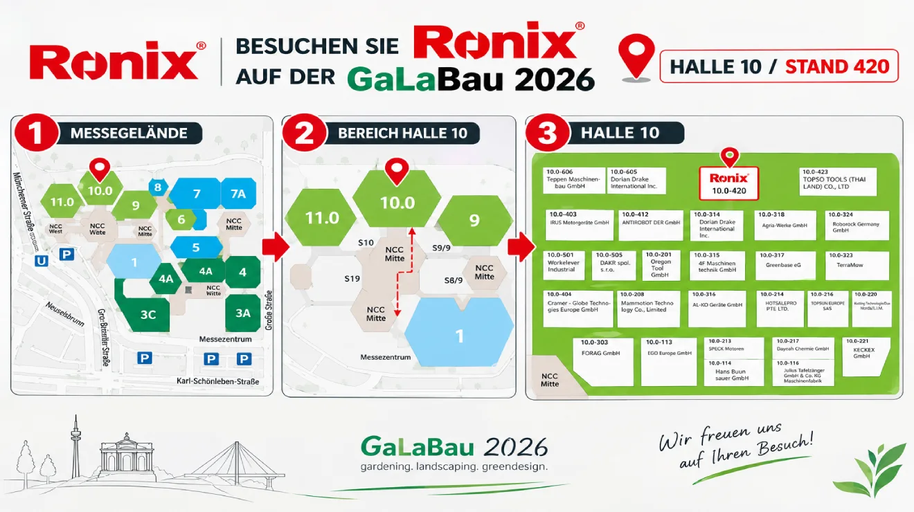 Galabau messe - ronix stand 
