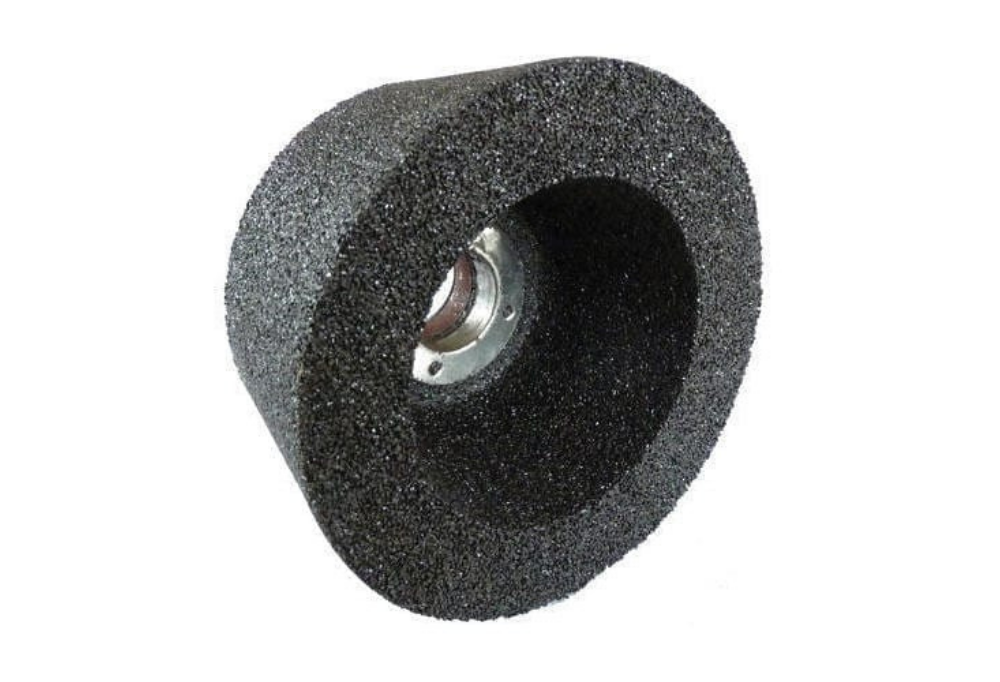 a tapered grinding wheel
