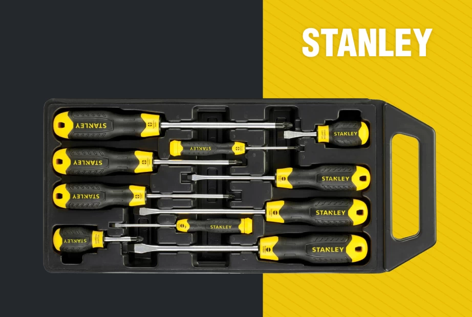 A Stanley screwdriver set