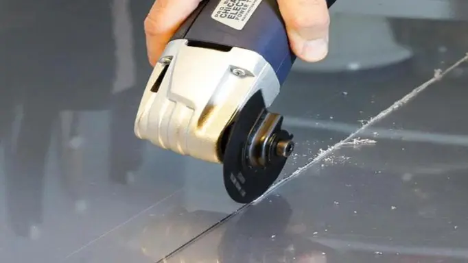 Using a Grinder Instead of a Glass Cutter