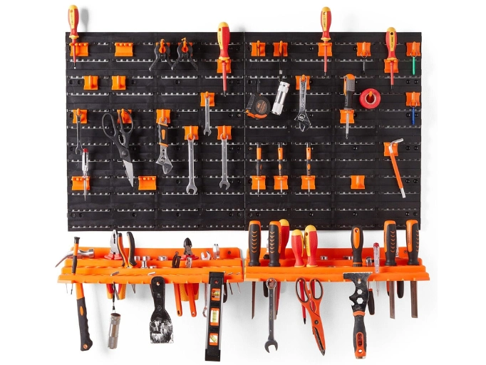 A plastic tool board