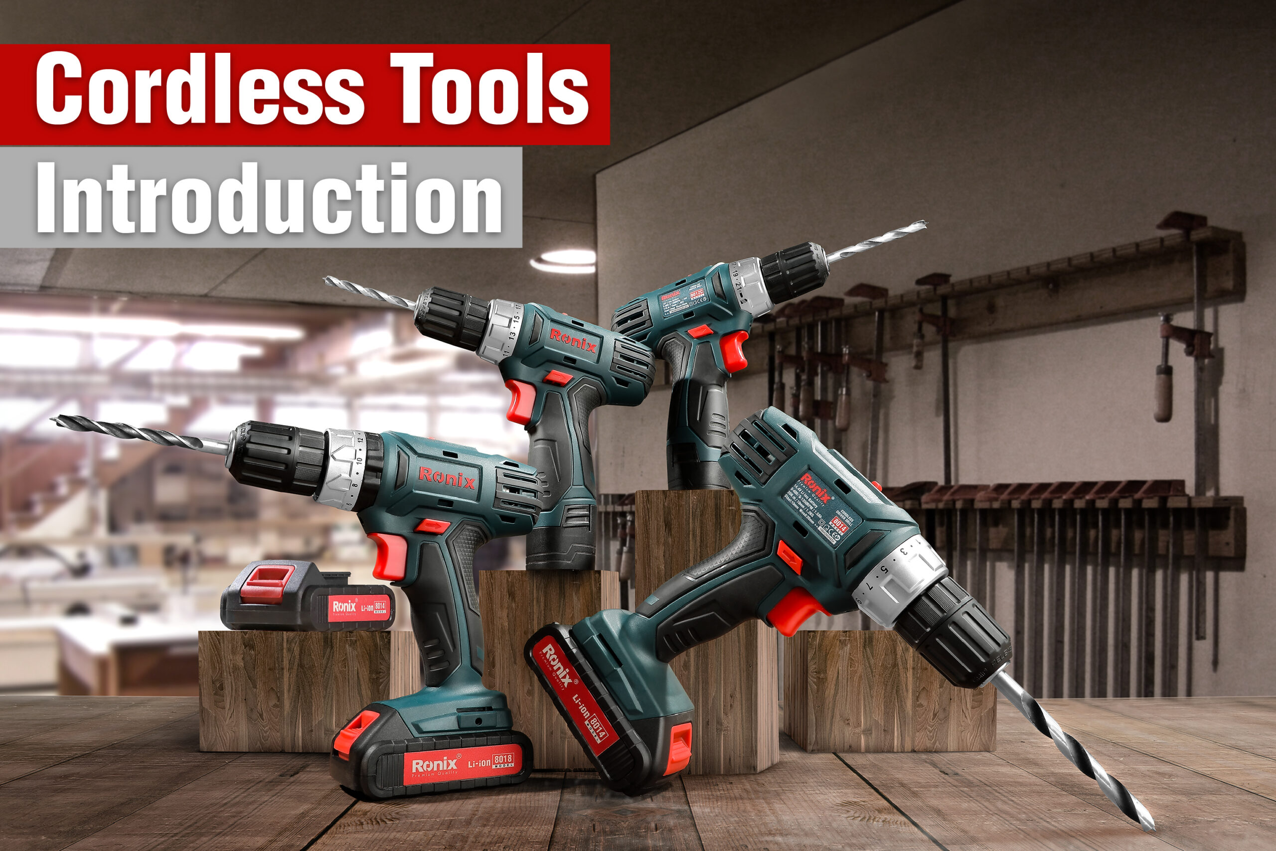Cordless tools introduction-ronix