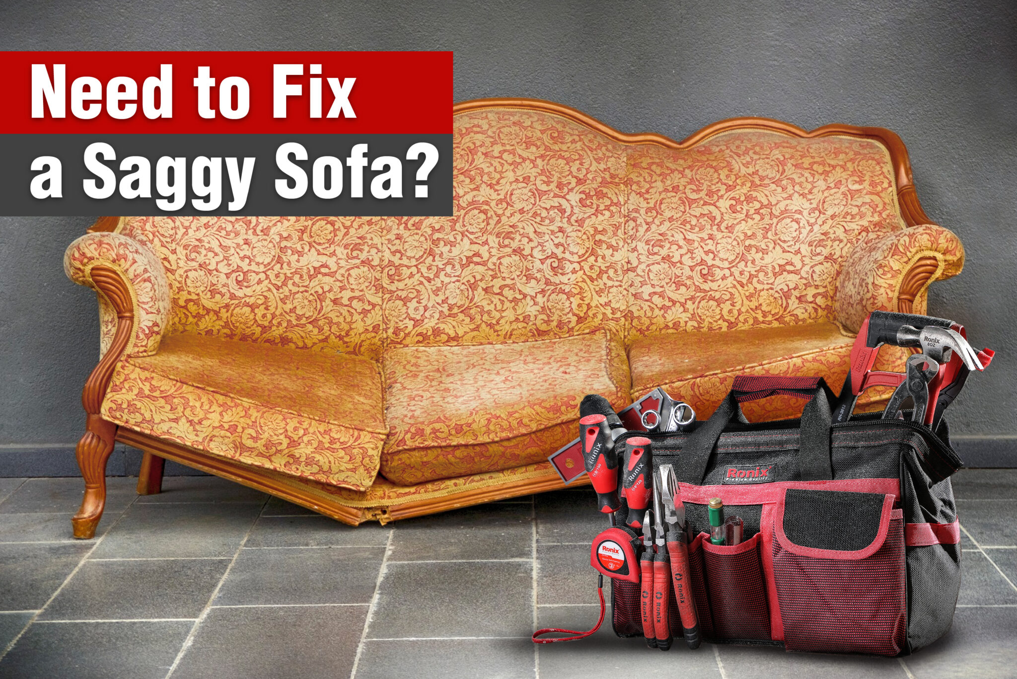 Old sofa repair