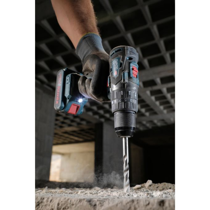 picture of a person using one of the best cordless tool brands