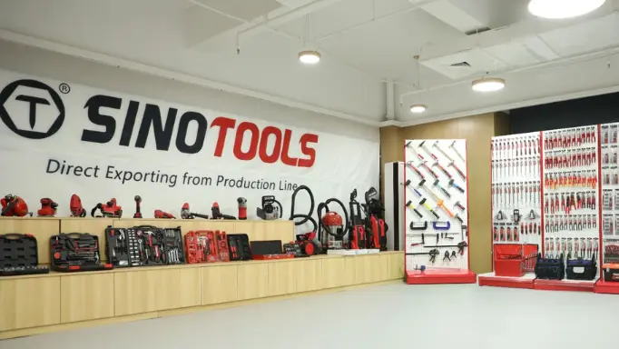 SinoTools showroom as one of the best Chinese tool brands