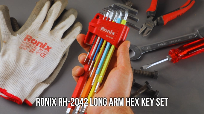 Ronix RH-2042 Long Arm Hex Key Set as the best hex key set