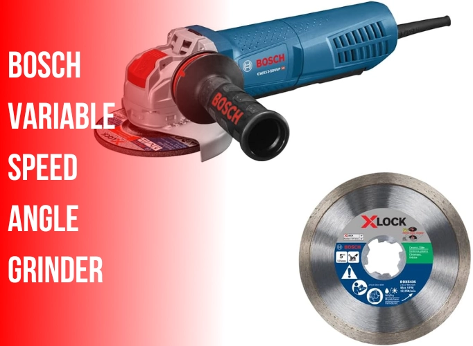 Bosch variable speed angle grinder