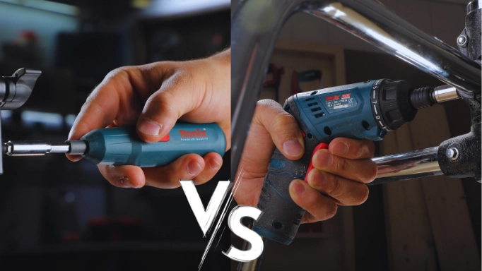 lightweight vs large screwdriver
