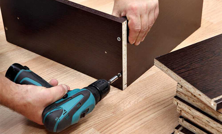 Wooden Board Assembly for Furniture Assembly USB Screwdriver Magnetic Screwdriver 