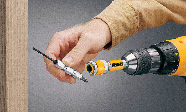 Battery Operated Screwdriver Power Tool with 5 Pc Bits Set and Magnetic Driver 
