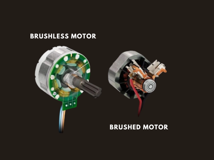 Brushless and brushed motor 