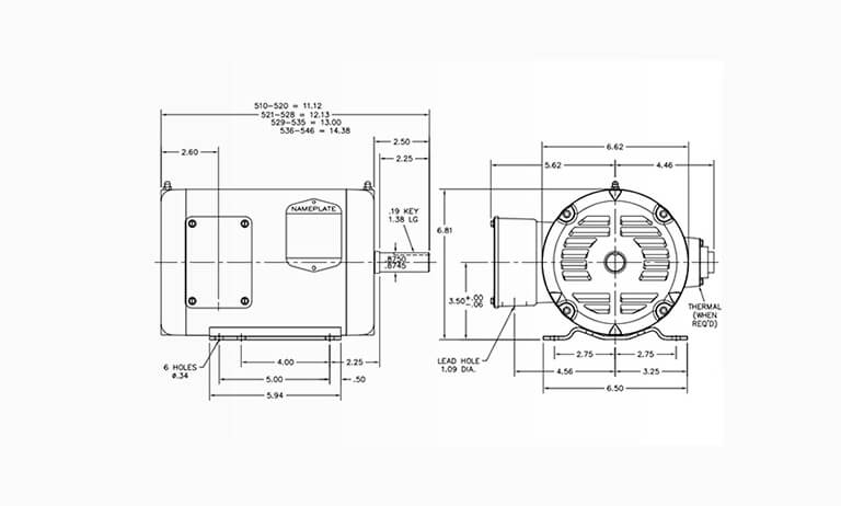 Dual-Speed Motors Related Diagram