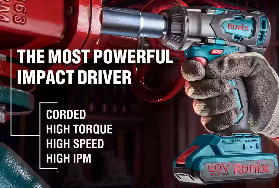 An infographic about the most powerful impact drivers