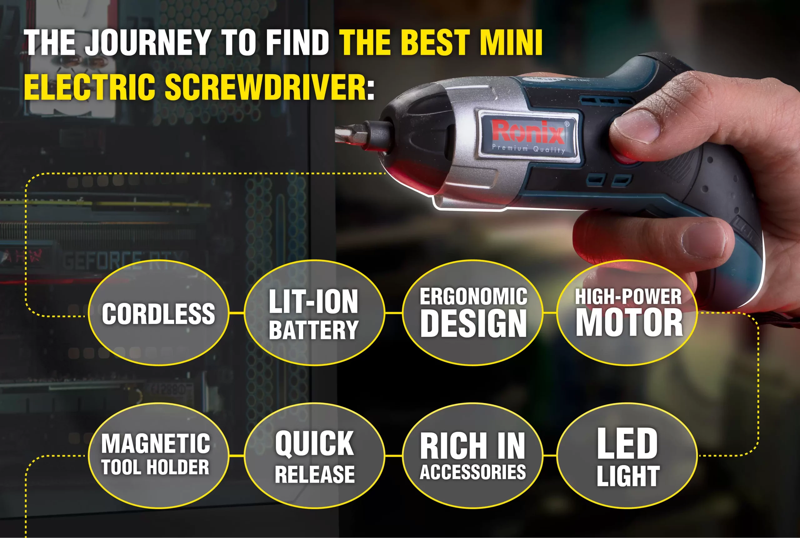 What's inside an electric screwdriver? See for yourself