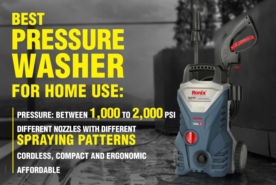 Best high pressure discount cleaner for home use