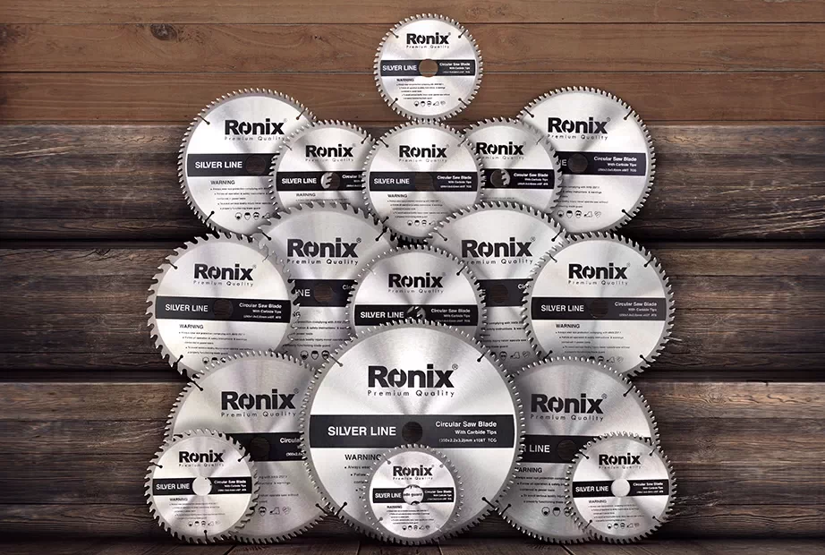 A diverse set of Ronix circular saw blades