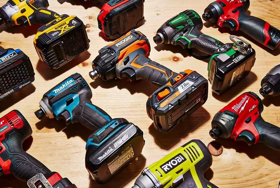 Different brands of impact drivers