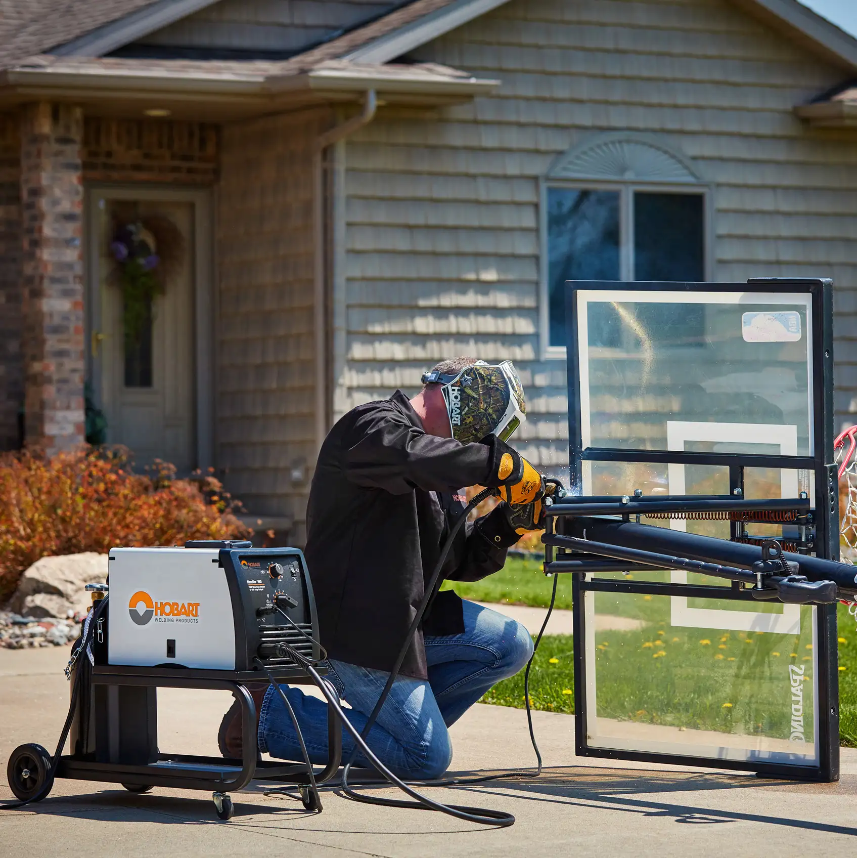 A picture of Hobart welding machine