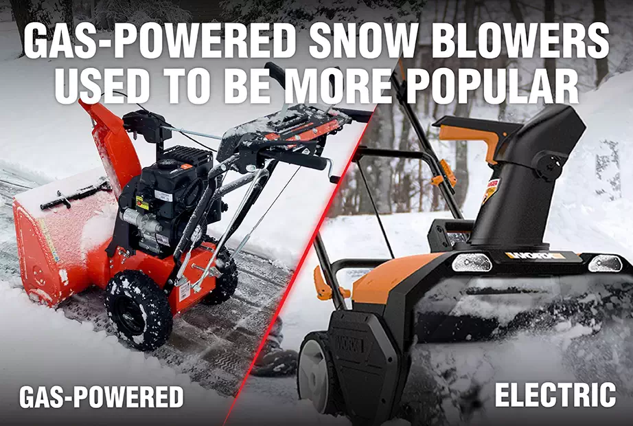 Gas powered snow blowers vs Electric snow blowers