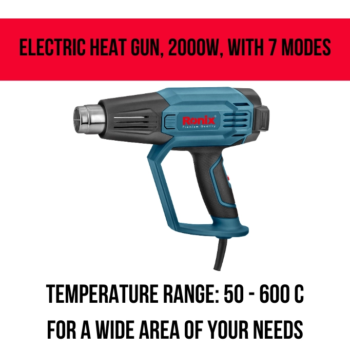 Electric Heat Gun 2000W 7 Modes