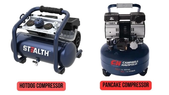 A hotdog compressor and a pancake compressor plus text)