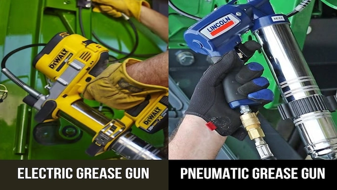 Electric grease guns versus pneumatic grease guns