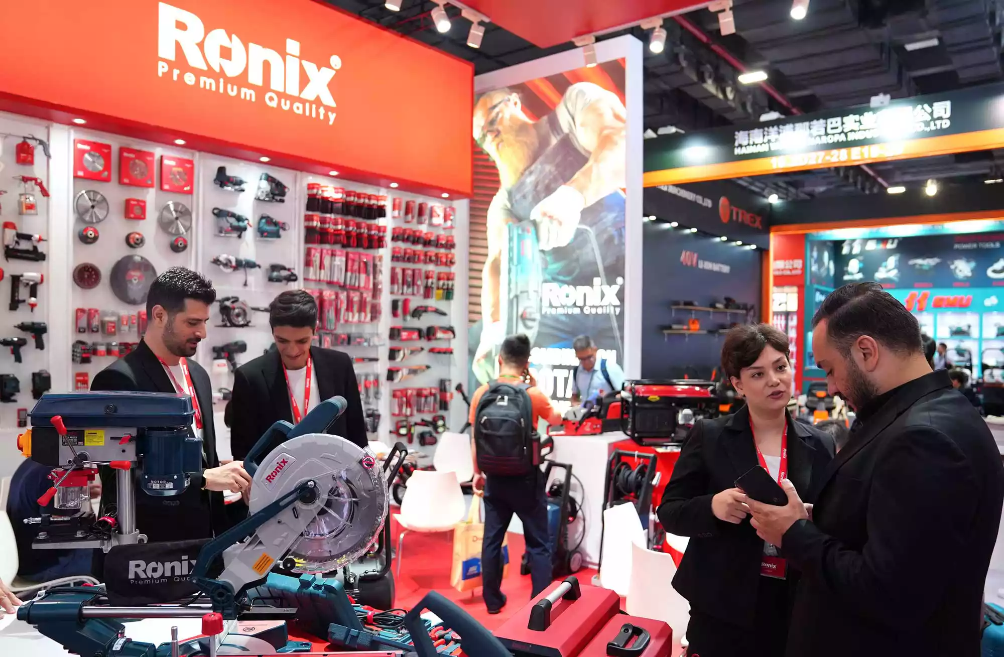 Ronix personnel at the Canton fair 2023