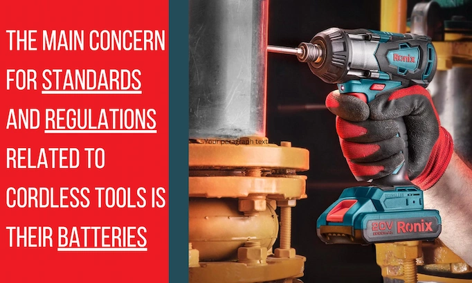 An impact driver is used plus info about standards of cordless tools