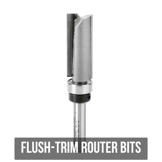 flush-trim router bits