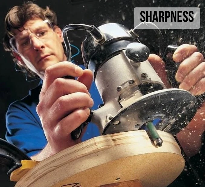 sharpness in router bits