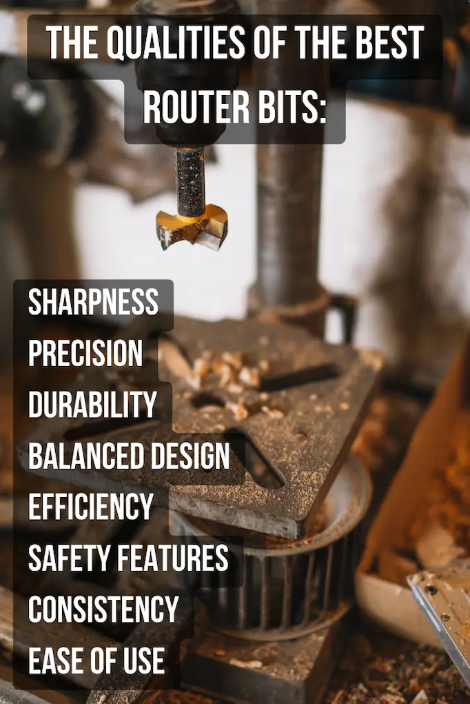 the qualities of the best router bits