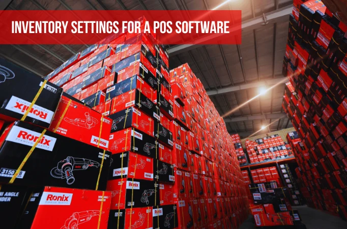 inventory settings for a POS software