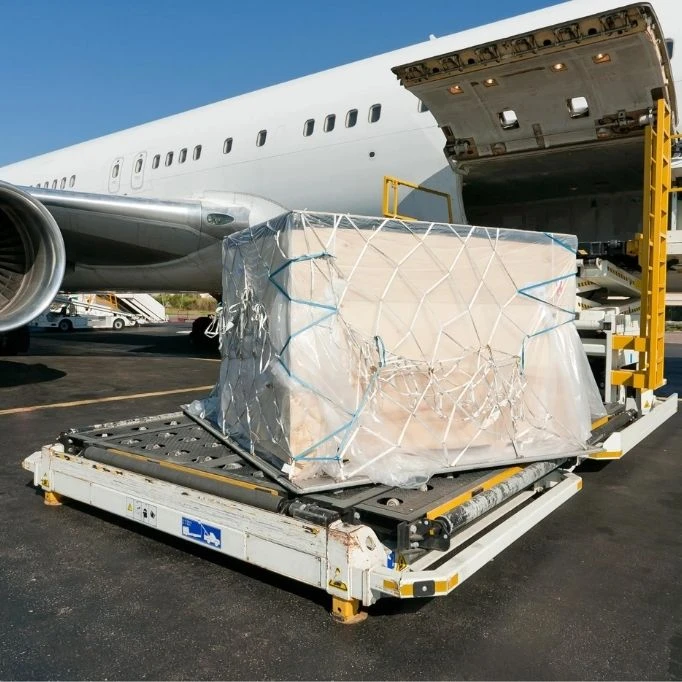 picture of a box next to a plane