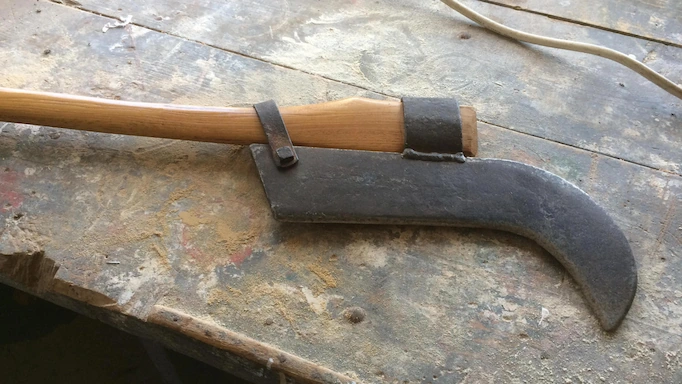 A brush axe