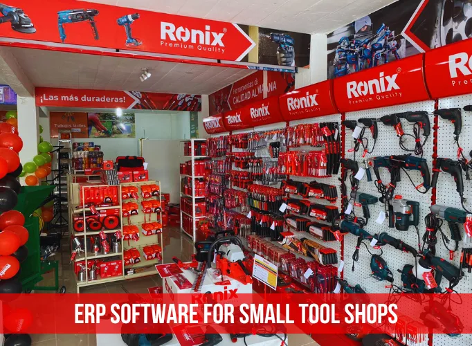 using ERP software for small tool shops