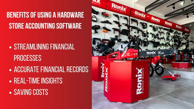 A hardware store plus benefits of using hardware store accounting software