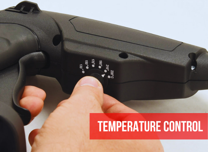 temperature control in a heat gun