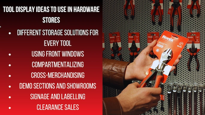 tool display ideas to use in hardware stores