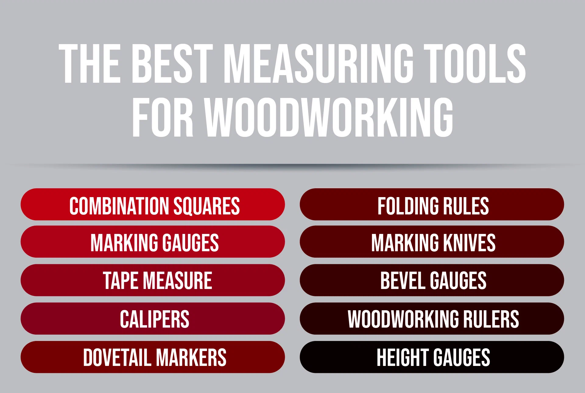 the best measuring tools for woodworking
