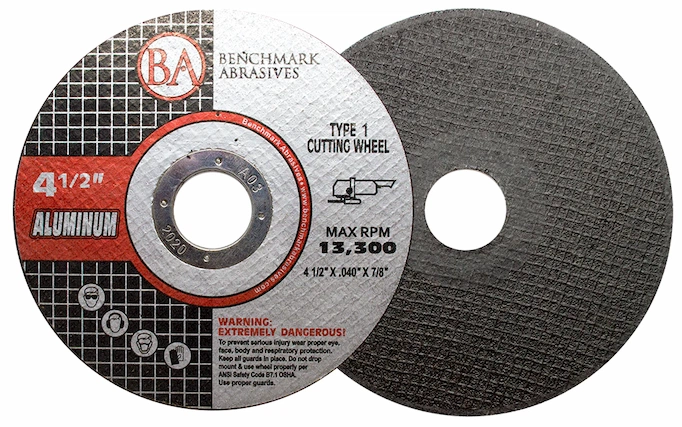 Type 1 Thin Cutting Wheel for Aluminum from Benchmark Abrasives