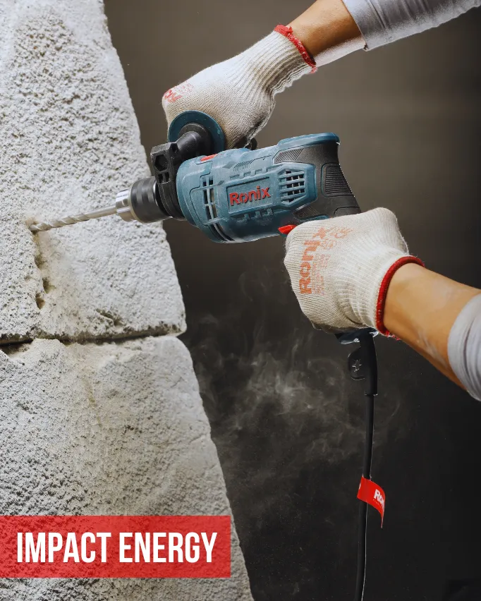 impact energy in the best corded hammer drill for concrete