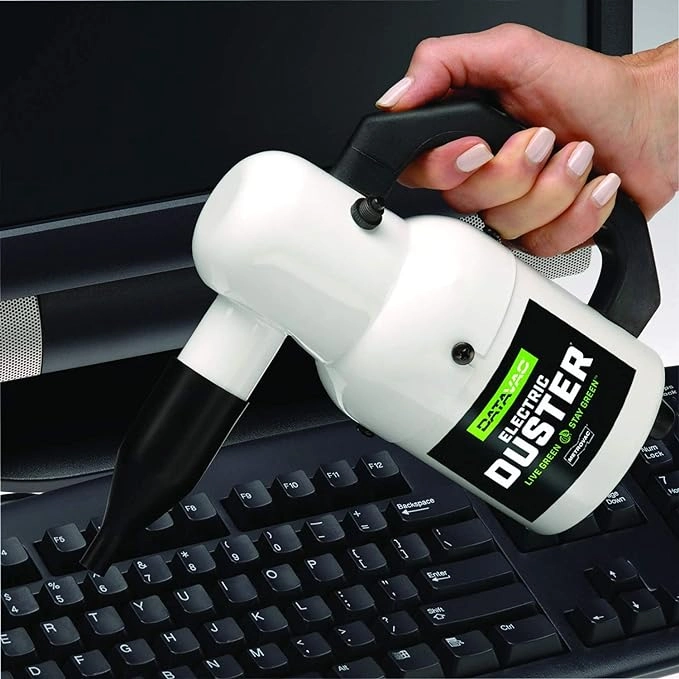 using a blower for PC cleaning 