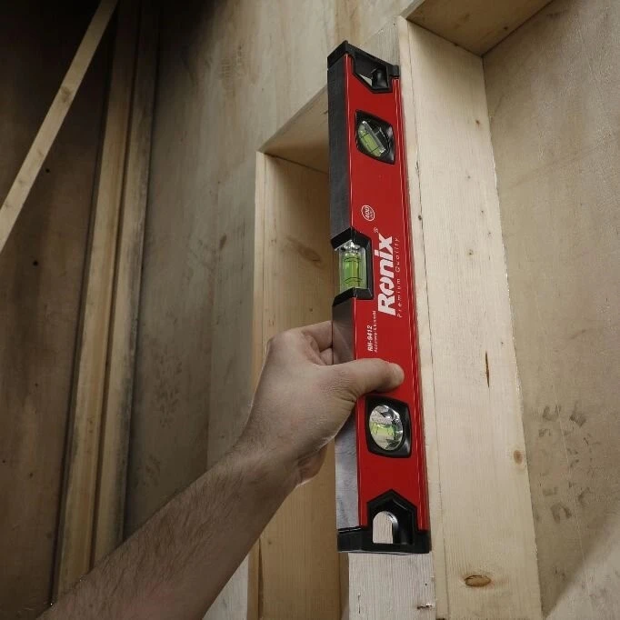 Ronix spirit level as one of the best measuring tools for woodworking