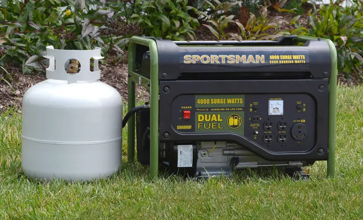 A dual fuel portable generators
